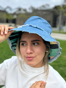 Upcycled denim Hat