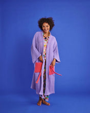 Load image into Gallery viewer, Lilac Waffle Bath Robe