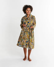 Load image into Gallery viewer, Birds of Paradise Linen Robe