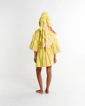 Load image into Gallery viewer, Pina Colada Stripe Mini Terry Bath Robe