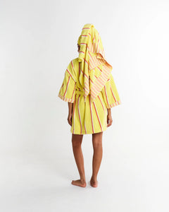 Pina Colada Stripe Mini Terry Bath Robe