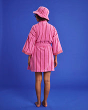 Load image into Gallery viewer, Iced Vovo Stripe Mini Terry Bath Robe