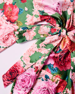 Rose Garden Satin Robe