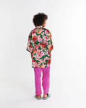 Load image into Gallery viewer, Rose Garden Satin Robe