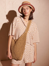 Load image into Gallery viewer, Alanna Striped Straw Bucket Hat